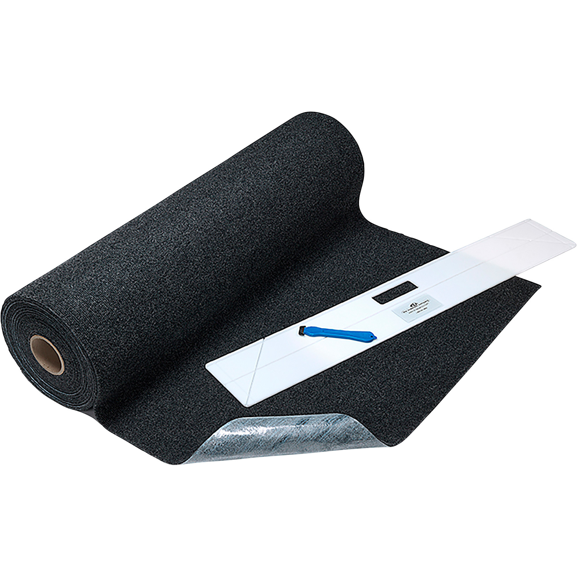 M+A Matting, CleanShield Plush Matting, Grey 3'x30', 3/16" Thickness, Model # 44571330900